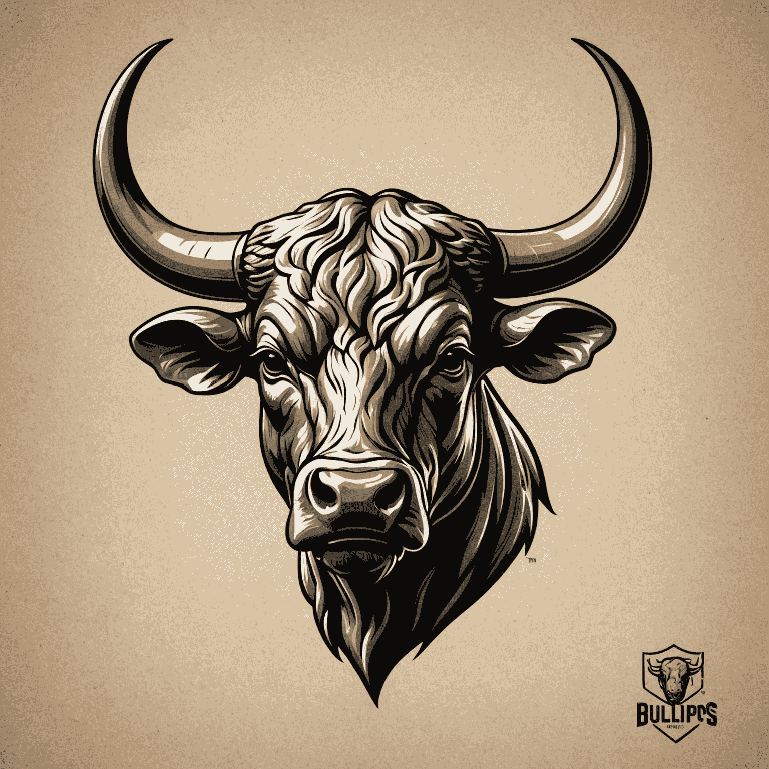 BullKipos logo featuring a stylized bull head