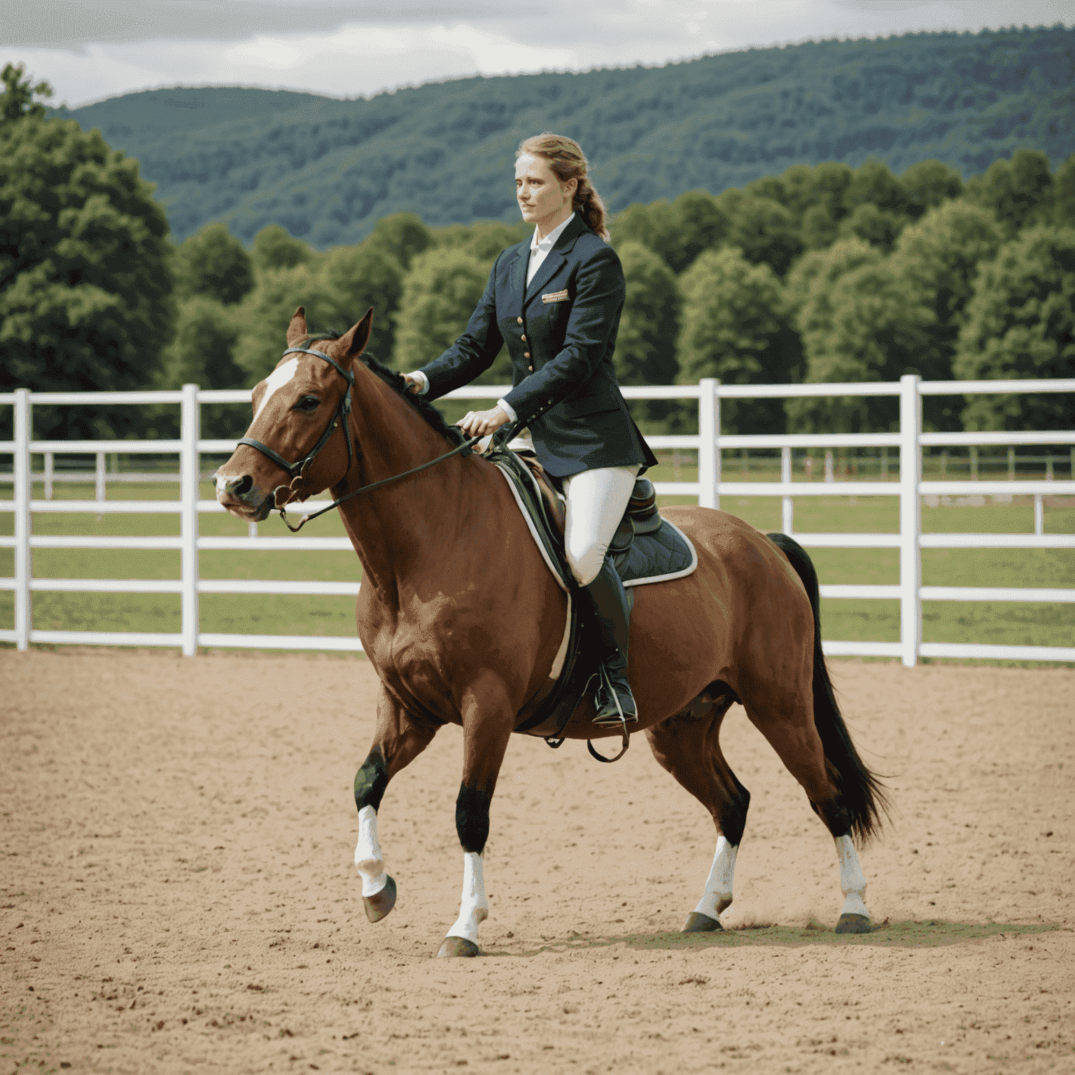 A handler practicing show techniques with a Bullx in a training ring, demonstrating proper posture and control.